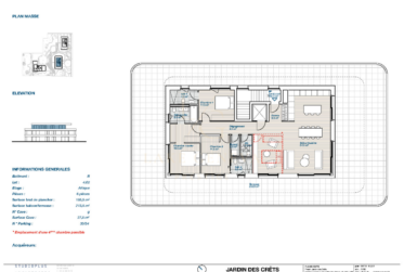 Superbe attique de 6 pièces avec terrasse exceptionnelle - En cours de construction