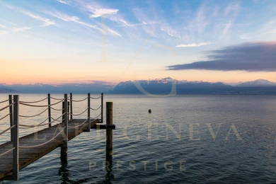 Terrain pieds dans l'eau de près de 6'000 m2 avec ponton privé