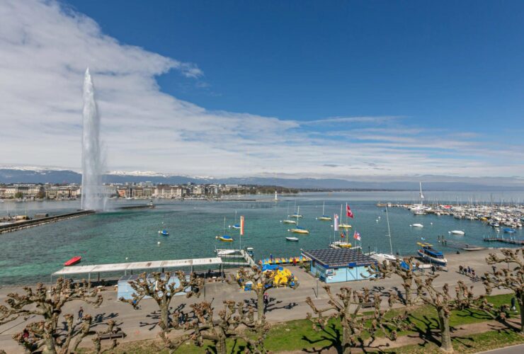 Sumptuous apartment facing the lake and Jet d'eau