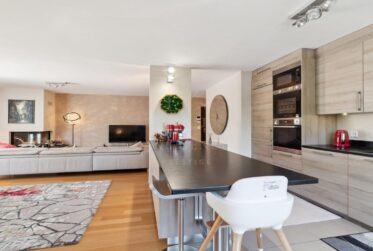 Élégant appartement de trois chambres traversant rénové avec goût