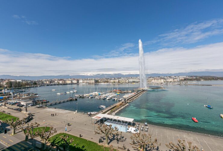 Exceptional new penthouse with panoramic view of the lake and Jet d'eau