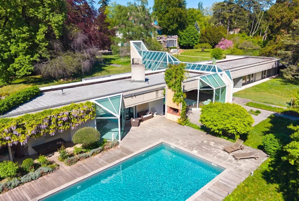 Exclusivité – Maison d&rsquo;architecte à Cologny